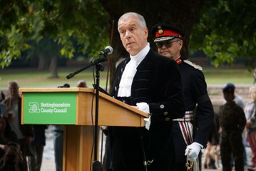 Nottinghamshire Proclamation of King Charles III