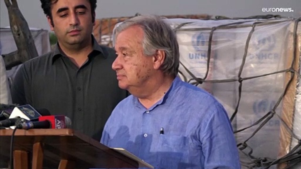 Guterres über Flutkatastrophe in Pakistan: 'Ein Klima-Massaker'