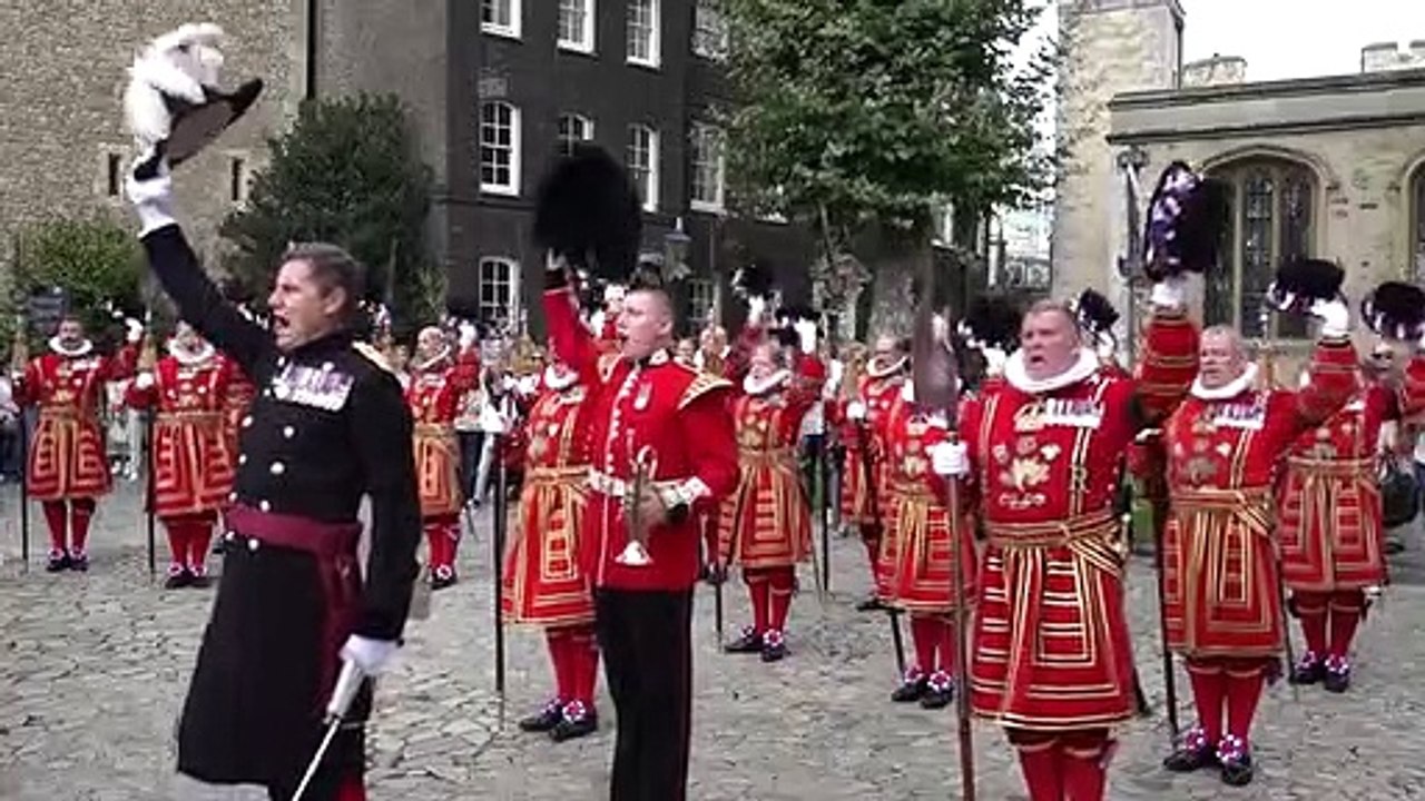 Yeoman Warders cheer new King Charles at Tower of London