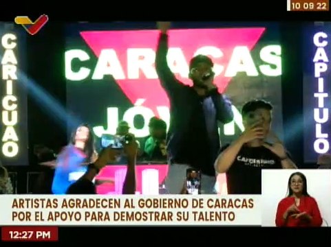Plan La Caracas Joven realiza concierto con diferentes artistas a habitantes de Caricuao