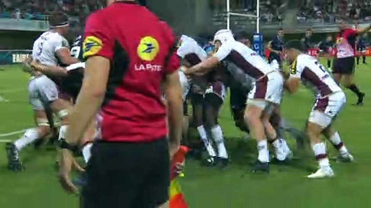 TOP 14 - Essai de Federico MORI (UBB) - Montpellier Hérault Rugby - Union Bordeaux-Bègles - Saison 2022/2023