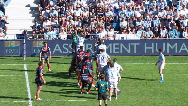 TOP 14 - Essai de Enzo BENMEGAL (R92) - Aviron Bayonnais - Racing 92 - Saison 2022/2023