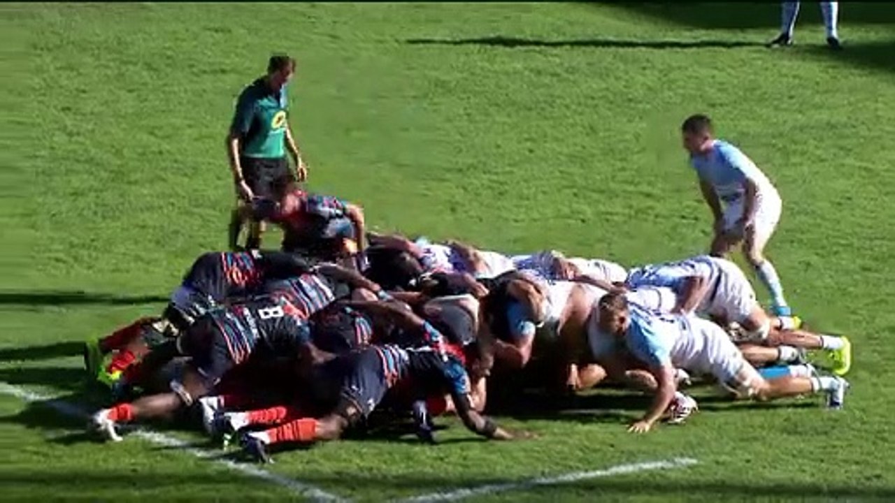 TOP 14 - Essai de Finn RUSSEL (R92) - Aviron Ba...
