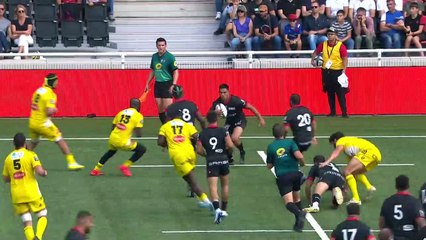 TOP 14 - Essai de Baptiste COUILLOUD (LOU) - LOU Rugby - Stade Rochelais - Saison 2022/2023