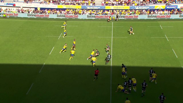 TOP 14 - Essai de Alivereti RAKA 2 (ASM) - ASM Clermont - Section Paloise - Saison 2022/2023