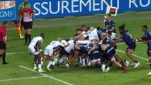 TOP 14 - Essai de Clément MAYNADIER (UBB) - Montpellier Hérault Rugby - Union Bordeaux-Bègles - Saison 2022/2023