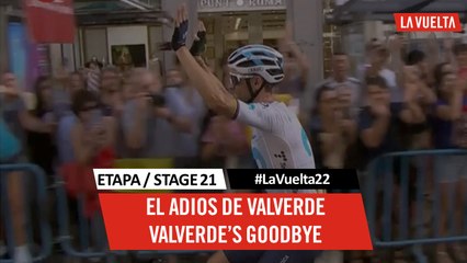 El adios de Valverde / Valverde's goodbye - Étape 21 / Stage 21 | #LaVuelta22