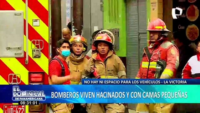 Bomberos en emergencia: viven hacinados y no tienen espacio para estacionar los vehículos