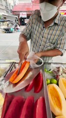 Amazing Fruits Cutting Skills of Bangkok #shorts