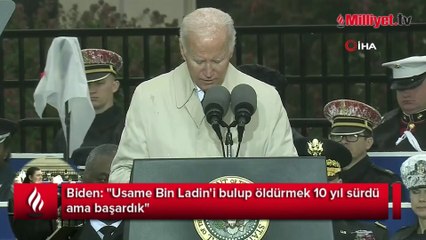 Biden: "Usame Bin Ladin'i bulup öldürmek 10 yıl sürdü ama başardık"