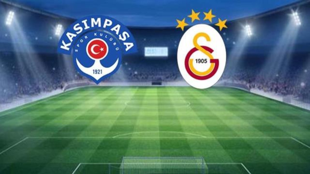 Kasımpaşa-Galatasaray maçı kaç kaç? Kasımpaşa-Galatasaray maçı hangi kanalda, saat kaçta? Kasımpaşa-Galatasaray maç özeti!