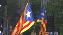 La división entre ERC y Junts marca la manifestación de la Diada en Barcelona