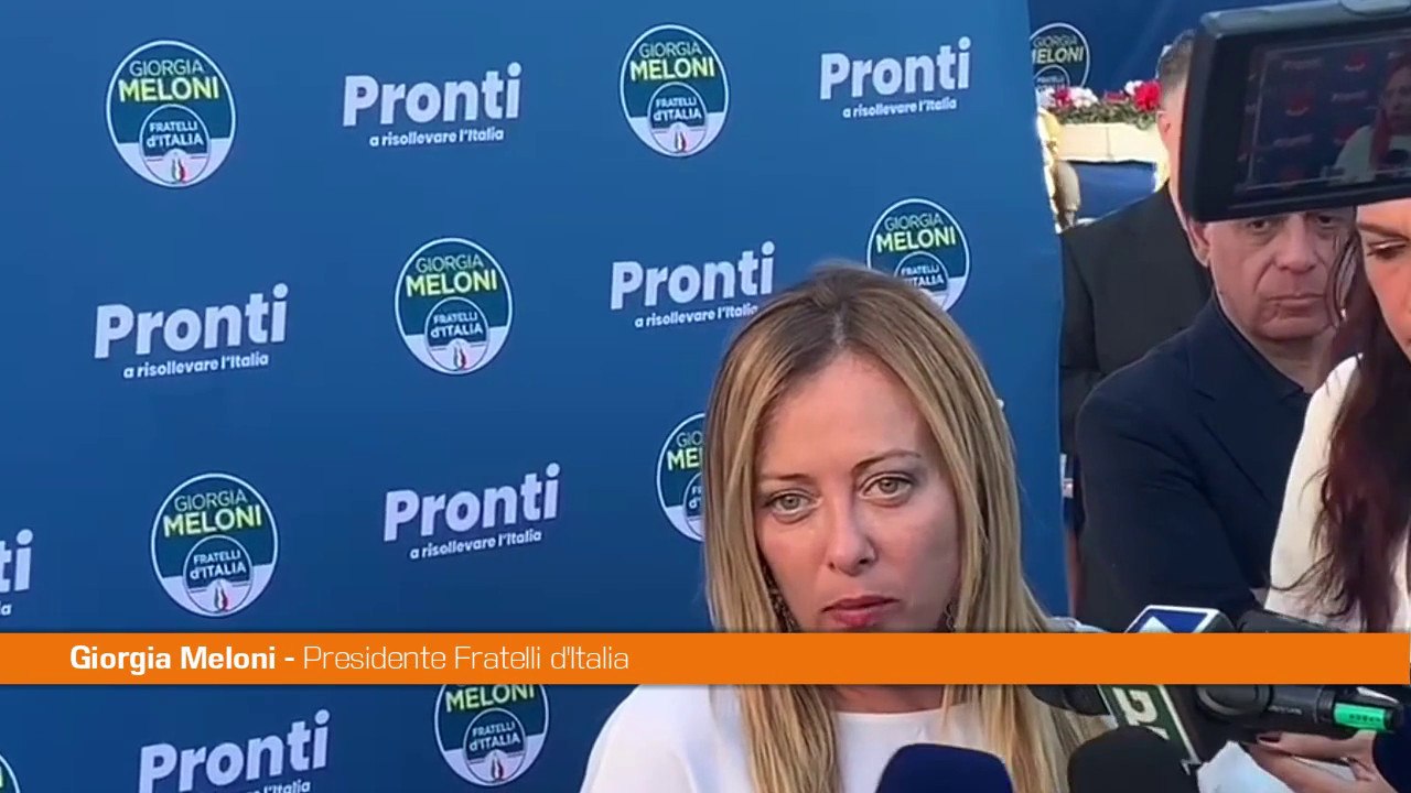 Elezioni, Meloni "Voglio battere gli avversari, non gli alleati"