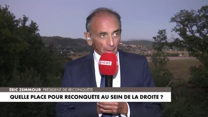 Eric Zemmour : «La droite fait semblant de prendre position puis se déballonne très vite»