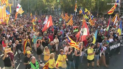 El independentismo catalán sigue perdiendo fuelle y celebra desunido la Diada