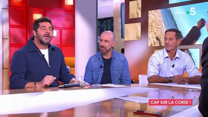 Patrick Fiori sur le plateau de "C à Vous" sur France 5.