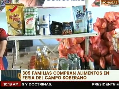 Monagas | Feria del Campo Soberano beneficia a 12.779 familias con combos proteicos en Las Cocuizas