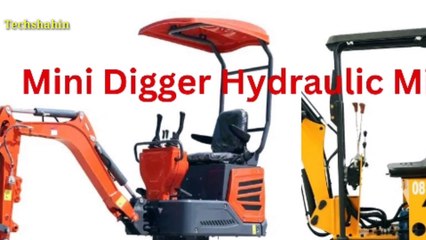 Mini Digger Hydraulic Micro Small Excavator Techshahin24