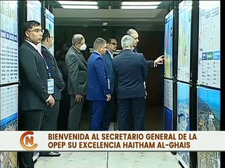 Скачать видео: Secretario General de la OPEP Haitham Al Ghais recorre instalaciones de Pdvsa La Campiña en Caracas