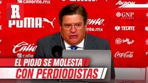 Piojo Herrera se molesta con la prensa