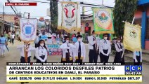 #HCHElParaíso | Coloridos desfiles de Independencia Patria realizan centros educativos de Danlí