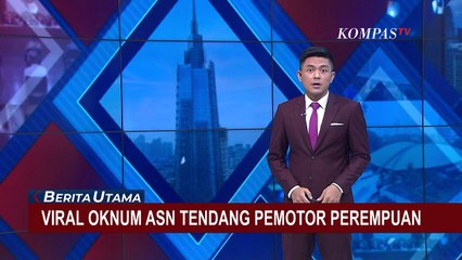Viral Video Oknum ASN Tendang Pemotor Wanita Hingga Terjatuh, Diduga Berawal dari Tabrakan