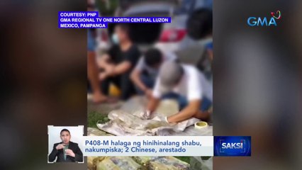 P408-m halaga ng hinihinalang shabu, nakumpiska; 2 Chinese, arestado | Saksi