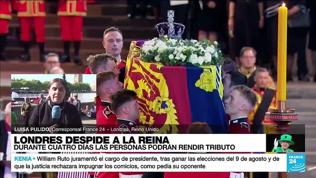 Informe desde Londres: el féretro de Isabel III llegó al Palacio de Westminster, sede del Parlamento