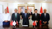 Tunceli haberi... Tunceli'de 4 milyon lira değerinde 3 projenin imzası atıldı