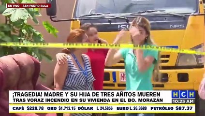 #HCHSPS | ¡Tragedia! Madre e hija perecen calcinadas en voraz incendio en el bo. Morazán