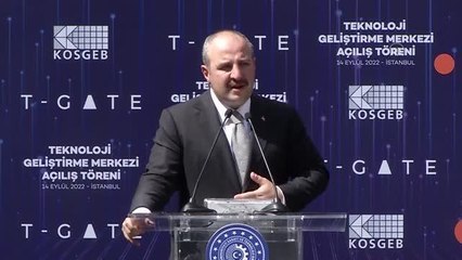 Bakan Varank, T-GATE Teknoloji Geliştirme Merkezi'nin açılışında konuştu (2)