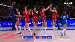 VNL 2022 - Sérvia, Turquia, Itália