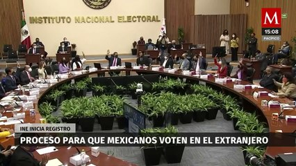 INE inicia registro para que mexicanos voten desde el extranjero