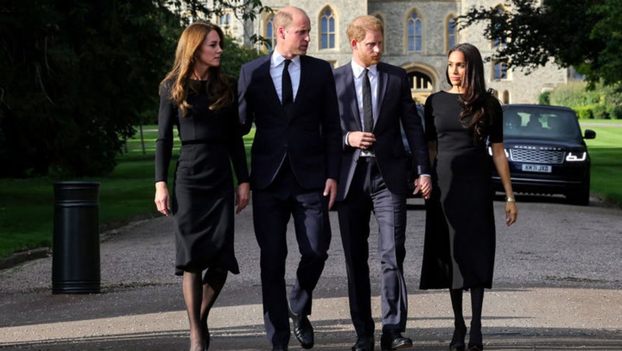 William, Kate, Harry und Meghan: Fab Four vereint nach Tod der Queen