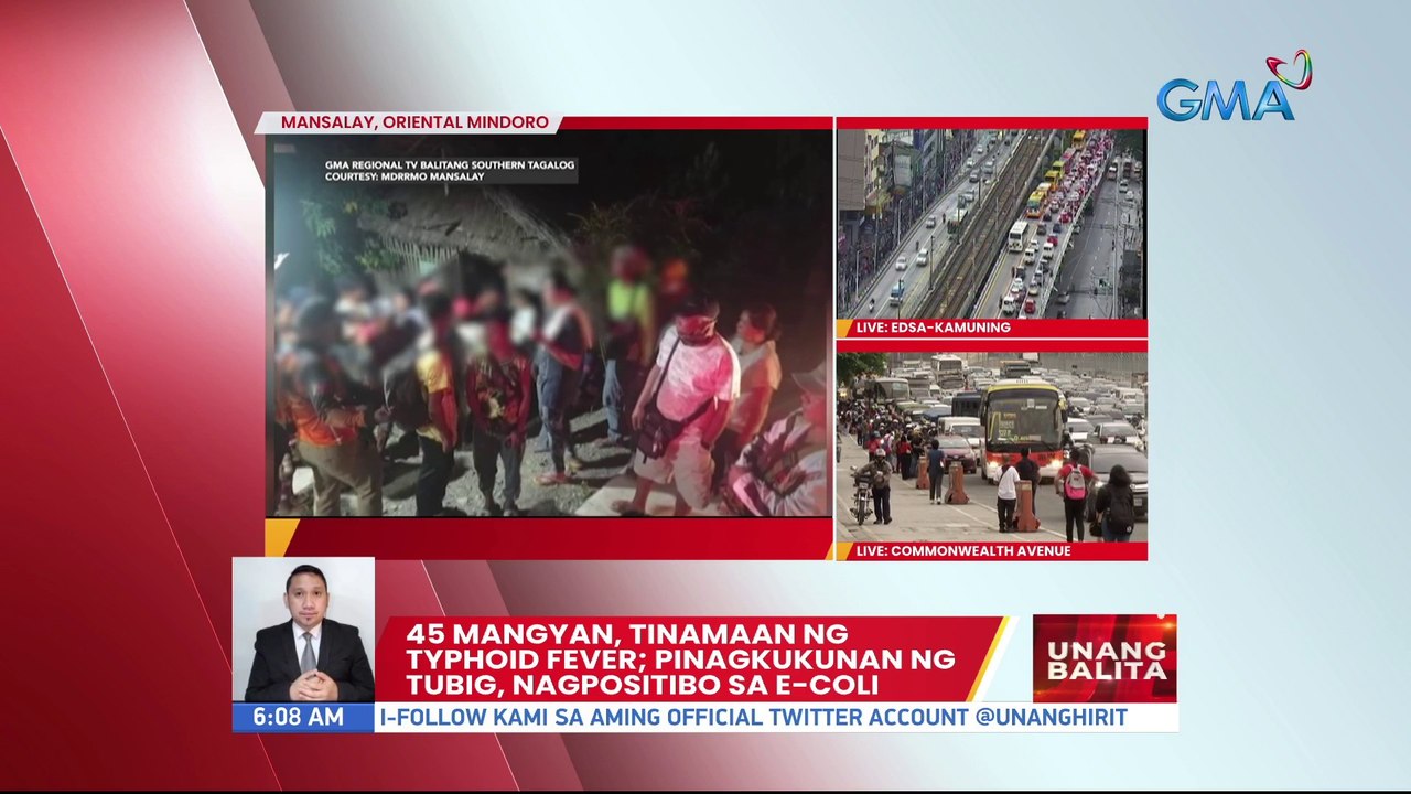 45 Mangyan, tinamaan ng typhoid fever | UB