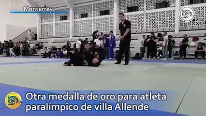 Otra medalla de oro para atleta paralímpico de villa Allende