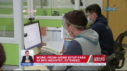 Work-from-home setup para sa BPO industry, extended | UB