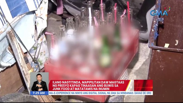 Ilang nagtitinda, mapipilitan daw magtaas ng presyo kapag tinaasan ang buwis sa junk food at matatamis na inumin | UB