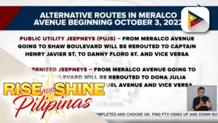 Bahagi ng Meralco Avenue sa Pasig City, halos 6 taon isasara