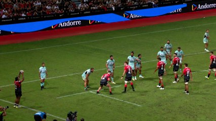 TOP 14 - Essai de Peato MAUVAKA (ST) - Stade Toulousain - RC Toulon - Saison 2022/2023