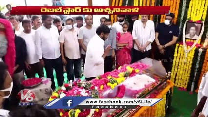 Krishnam Raju Updates _ Arrangements For Final Rites In Farm House _ Moinabad _ V6 News