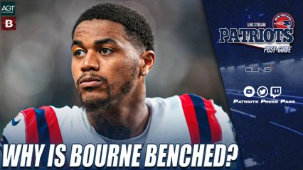 Why are the Patriots BENCHING Kendrick Bourne?