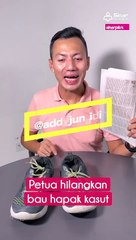 Petua Menghilangkan Bau Pada Kasut