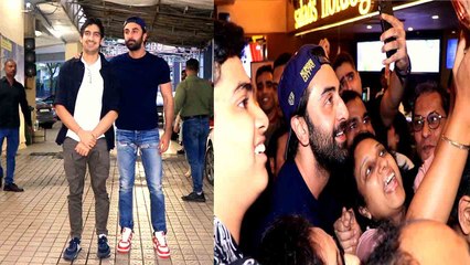 Ranbir Kapoor and Ayan Mukerji surprised audience at a theatre screening Brahmastra