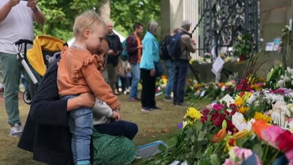 As the Queen's cortege traveled from Balmoral castle to Edinburgh, tens of thousands of well-wishers came to pay their respects