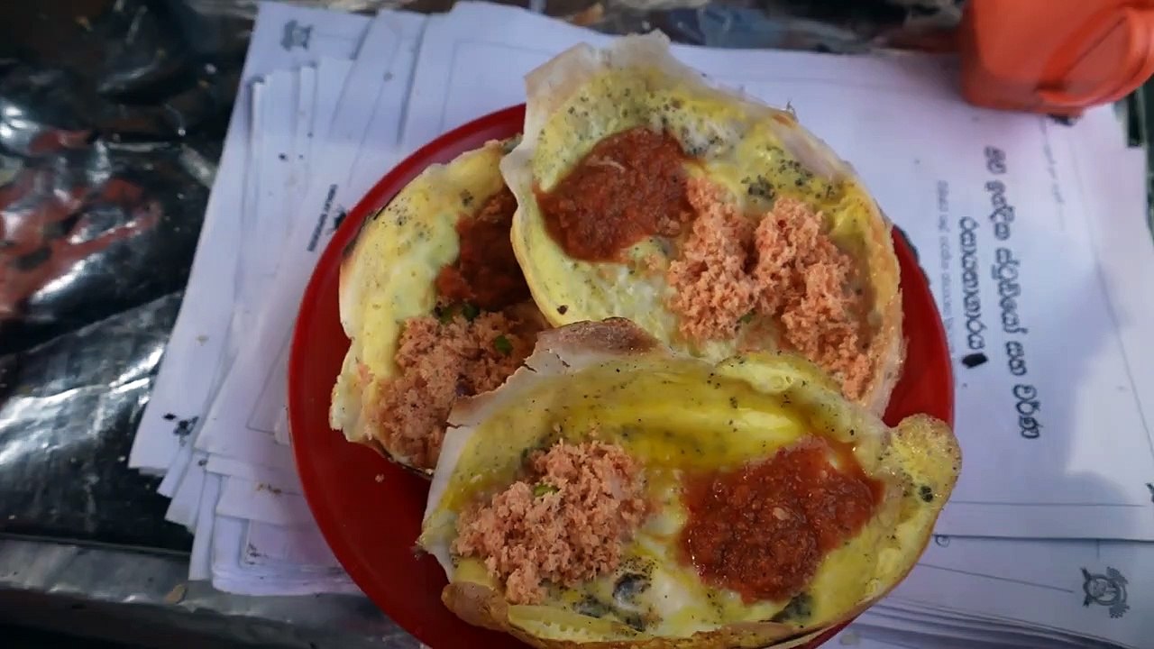 Famous Eggs Hoppers Making   Yummy Street Food of Sri Lanka