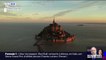 Normandie: le Mont-Saint-Michel est redevenu une île, ce week-end