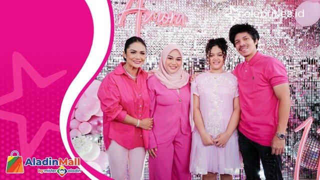 Meriahnya Ulang Tahun Amora Lemos ke-11, Aurel Hermansyah dan Atta Halilintar Turut Hadir