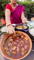 Woman Cooks At Home And Sells In Street #shorts