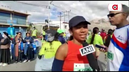 Jammu based athletes participated in the 9th edition of Ladakh marathon